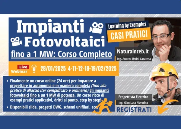 Corso Completo Impianti Fotovoltaici – Naturalnzeb.it