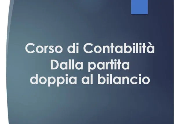 Dalla Partita Doppia al Bilancio – Giovanni Trizza