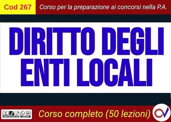 Diritto degli Enti Locali (Cod267) – Omniavis